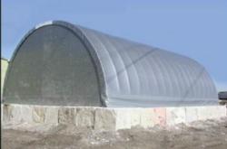 30'Wx72'Lx15'H hoop storage barn